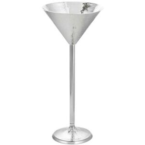 "Tablecraft RS1432 32 1/2"" Martini Glass Beverage Stand, Stainless Steel"