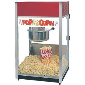 Gold Medal 2085 Unimaxx-60 Popcorn Machine w/ 6 oz Spun Stainless Kettle & Red Dome, 120v