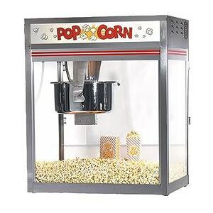 Gold Medal 2557 32 oz Discovery Popcorn Popper w/ Non-Reversible Dome, Back Counter, 120/208v, Stainless Steel