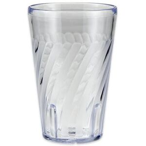 GET 2216-1-CL Tahiti 16 oz Clear Textured Plastic Tumbler