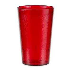 GET 6695-1-R 9 1/2 oz Red Textured Plastic Tumbler