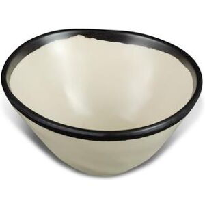 GET B-80-MA 8 oz Round Pottery Market Soup Bowl - Melamine, Manila, Beige