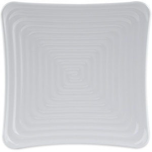 "GET ML-61-W Milano 7 1/4"" Square Melamine Salad Plate, White"