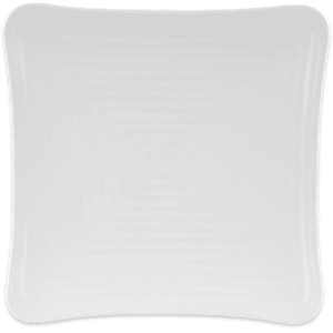 "GET ML-63-W Milano 10 1/4"" Square Melamine Dinner Plate, White"