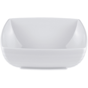 "GET ML-66-W 8"" Square Bowl w/ 1 3/4 qt Capacity, Melamine, White"