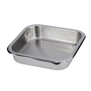Spring USA 274-66/23 4 qt Square Insert for 2274 5/23 Chafing Dish, Stainless Steel, 4 Quart