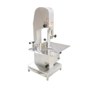 "Omcan 19458 Table Top Meat Saw w/ 78 3/4"" Vertical Blade - Stainless Steel/Aluminum, 110v"