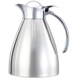 Service Ideas MAR10PS 1 liter Carafe w/ Vacuum Insulation, Polished Stainless Finish, Silver