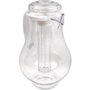 Service Ideas MWP30SB 101 2/5 oz Plastic Pitcher w/ Ice Tube, Clear