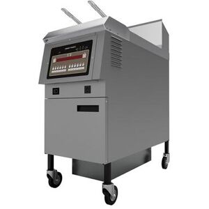 Henny Penny OFE321.03 Commercial Electric Fryer - (1) 65 lb Vat, Floor Model, 208v/3ph, 1 Well, Computron 8000 Controls, Stainless Steel