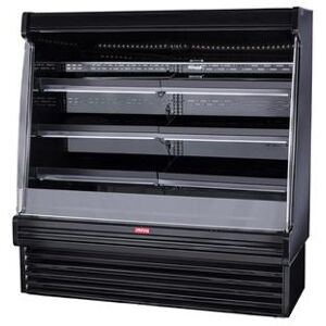 "Howard-McCray SC-OP35E-6S-B-LED 75"" Vertical Open Produce Merchandiser w/ (4) Levels, 115v/208-230v/1ph, Black"