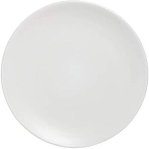 "10 Strawberry Street WM-1-WHT-6 10 1/2"" Round Wazee Matte Dinner Plate - Stoneware, White"