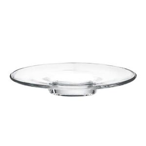 "Anchor 1P01672 4 1/4"" Round Kenya Espresso Saucer - Glass, Clear, Clear"