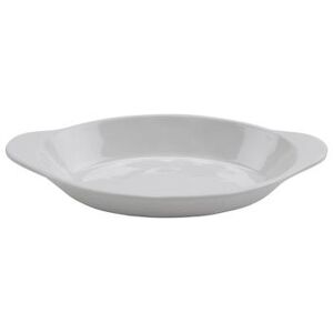 "GET SD-08-AM-W Arctic Mill Oval Side Dish, 8 1/2"" x 4 1/2"", Melamine, White"