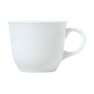 Libbey 911196015 8 oz Tea Cup w/ Repetition Pattern & Shape, 36/Case, White