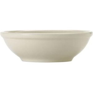 Libbey 740-901-634 6 3/4 oz Round Porcelana Fruit Bowl - Porcelain, Cream White