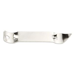 "Libbey 75138 4"" Bottle Opener/Can Punch, Nickel Plated Stainless, Silver"