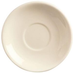 "Libbey NR-2 5 1/2"" Round Saucer - Stoneware, Kingsman White"