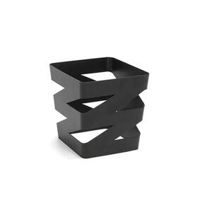 "Front of the House BHO089BKI21 BÂ³ Buffet Building Blocks Rectangular Ice Housing - 6 1/4"" x 5 1/2"" x 6"", Stainless Steel, Matte Black"