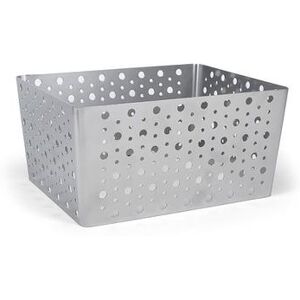 "Front of the House BHO114BCI20 Rectangular Ice Housing - 12 1/4"" x 9 1/2"" x 6"", Iron, Silver"