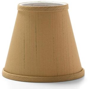 "Hollowick 395SS Empire Candlestick Shade - 5 1/8"" x 4 1/4"", Fabric, Sandstone"