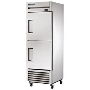 "True TS-23-2-HC 27"" 1 Section Reach In Refrigerator, (2) Left Hinge Solid Doors, 115v, 23 Cu. Ft., Stainless Steel True Refrigeration"