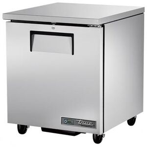 "True TUC-27-HC ADA 27"" W Undercounter Refrigerator w/ (1) Section & (1) Left Hinge Door, 115v, Silver True Refrigeration"