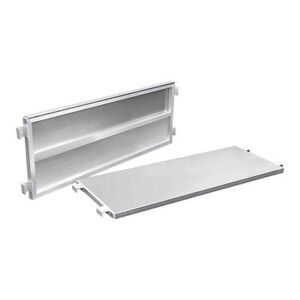 "New Age 96055RS Aluminum Tubular Shelf - 60""W x 18""D, For 96055, Silver"