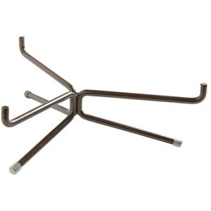 "Cal-Mil 22014-4-84 Rectangular Riser Platter Stand - 13 1/4""L x 11 1/4""W x 4""H, Steel, Bronze"