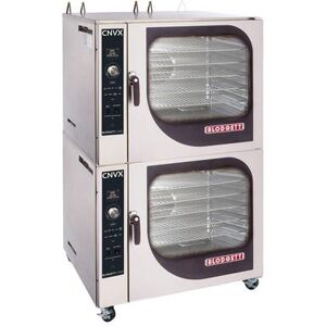 "Blodgett CNVX-14G Double Full Size Natural Gas Commercial Convection Oven - 130, 000 BTU, (14) 18"" x 26"" Pans, Gas Type: NG"