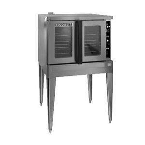 Blodgett DFG-200-ES ADDL Bakery Depth Single Full Size Natural Gas Commercial Convection Oven - 50, 000 BTU, Stainless Steel, Gas Type: NG