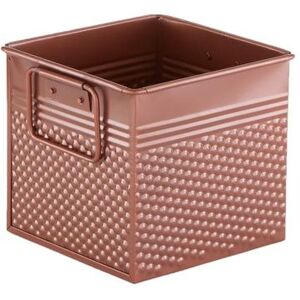 "American Metalcraft BEVC655 Rectangular Cooling Tub - 6 1/4""L x 5 3/4""W x 5 3/4""H, Copper"