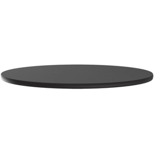 "Correll CT36R-07-09 36"" Round Cafe Breakroom Table Top, 1 1/4"" High Pressure, Black Granite, 1.25 in"