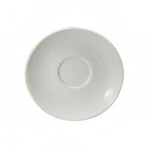 "Oneida R4570000505 4 1/16"" Round Botticelli A.D. Saucer - Porcelain, Bright White"