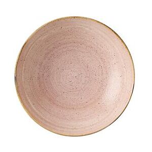 Churchill SRTEEVB71 15 oz Round Stonecast Raw Coupe Bowl - Ceramic, Raw Terracotta, Brown