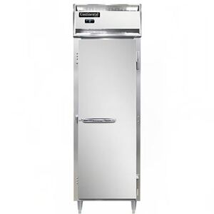 "Continental D1FNSS 26"" 1 Section Reach In Freezer, (1) Solid Door, 115v, Silver"