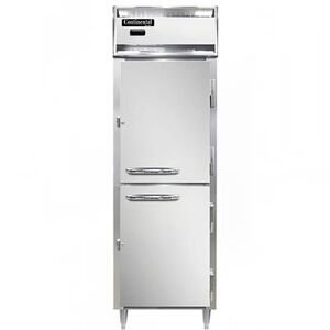 Continental DL1W-SS-HD Designer Line Full Height Insulated Heated Cabinet w/ (15) Pan Capacity, 208-230v/1ph, Stainless Steel