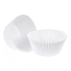 "Hoffmaster 602-450187 Lapaco Baking Cup - 1 7/8"" x 1 5/16"", Paper, White"