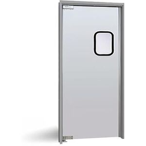 "Curtron SPD-20-AL-3684 Service-Pro Series 20 Single Swinging Traffic Door w/ Window - 36"" x 84"", Aluminum"