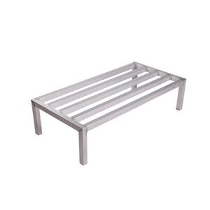 "Winholt ALSQ-3-824 36"" Stationary Dunnage Rack w/ 3000 lb Capacity, Aluminum"