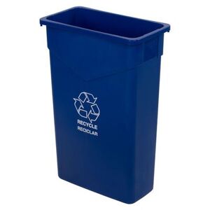 Carlisle 342023REC14 23 gal Multiple Materials Recycle Bin - Indoor, 23 Gallon, Blue