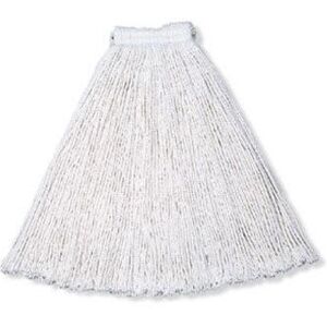 "Rubbermaid FGV11700WH00 Economy Mop Head - 20, 1"" Headband, Cotton Yarn, White, 1 in. Headband"