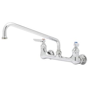 "T&S B-0231-CR Splash Mount Faucet w/ 12"" Swing Nozzle"