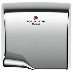 World Dryer L-973A Automatic Hand Dryer w/ 15 Second Dry Time - Brushed Stainless, 110-120v, Silver