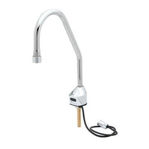 T&S EC-3100-LF22-SB Deck Mount Electronic Faucet - Single Hole, Surgical Bend Nozzle, 100-240v/1ph, Vandal Resistant