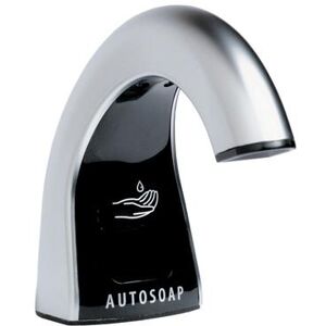 Bobrick B-826.18 AutoFoam Touch Free Counter Mount Automatic Soap Dispenser Starter Kit, Chrome, 27-54 Ounce, Silver