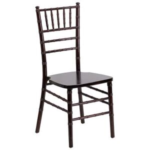 Flash Furniture XS-WALNUT-GG Chiavari Chair - Acacia Wood, Walnut