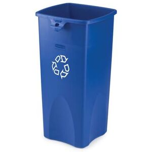 Rubbermaid FG356973BLUE 23 gal Multiple Material Recycle Bin - Indoor /Outdoor