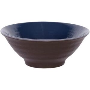 Elite Global Solutions D1007RR-LAP/CH 24 oz Round Melamine Bowl, Lapis/Chocolate, Brown