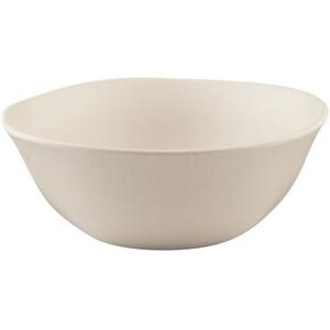 "Elite Global Solutions ECO72-PP 36 oz Round Melamine Bowl, Papyrus, Papyrus Khaki Brown, 7-3/8"" x 2-3/4"", White"